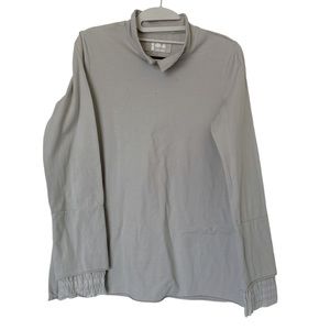 LABO.ART Lagenlook‎ Long Sleeve Gray Top Size 3 / L